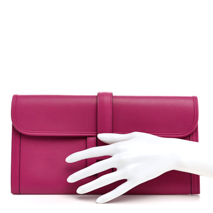 Hermes Swift Jige Elan 29 Clutch Rose Pourpre 2 of 8