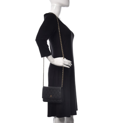 Chanel Caviar Quilted Wallet On Chain WOC Black 2 of 11