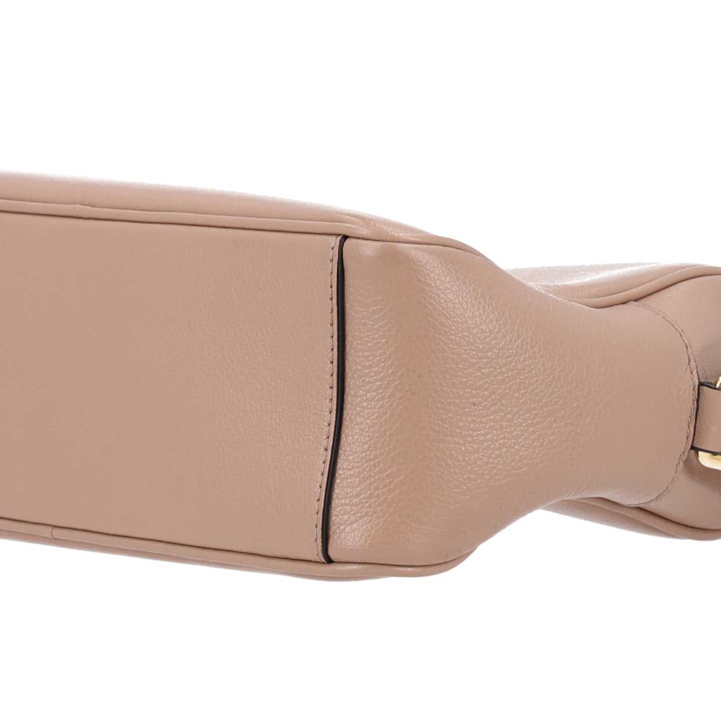 Glace Calfskin Embossed Logo Crossbody Cammeo
