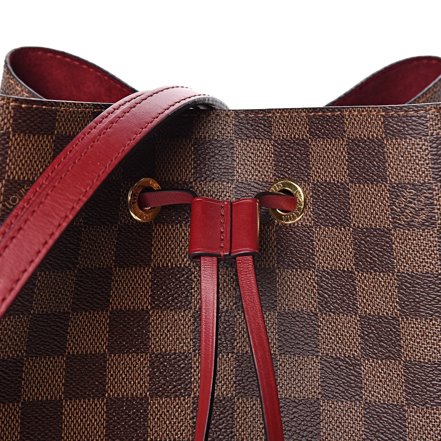 Louis Vuitton Damier Ebene Neonoe MM Cherry Berry 7 of 9