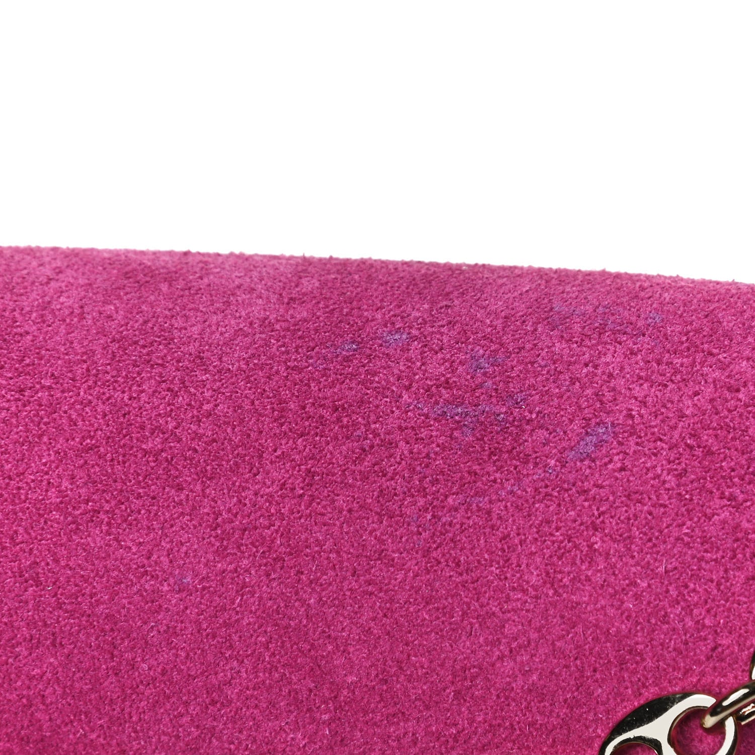 Gucci Suede Azalea Calfskin Small Marina Chain Shoulder Bag Fucsia 14 of 14