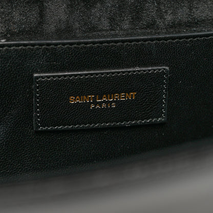 Saint Laurent Patent Classic Monogram Cassandre Clutch Black 6 of 6