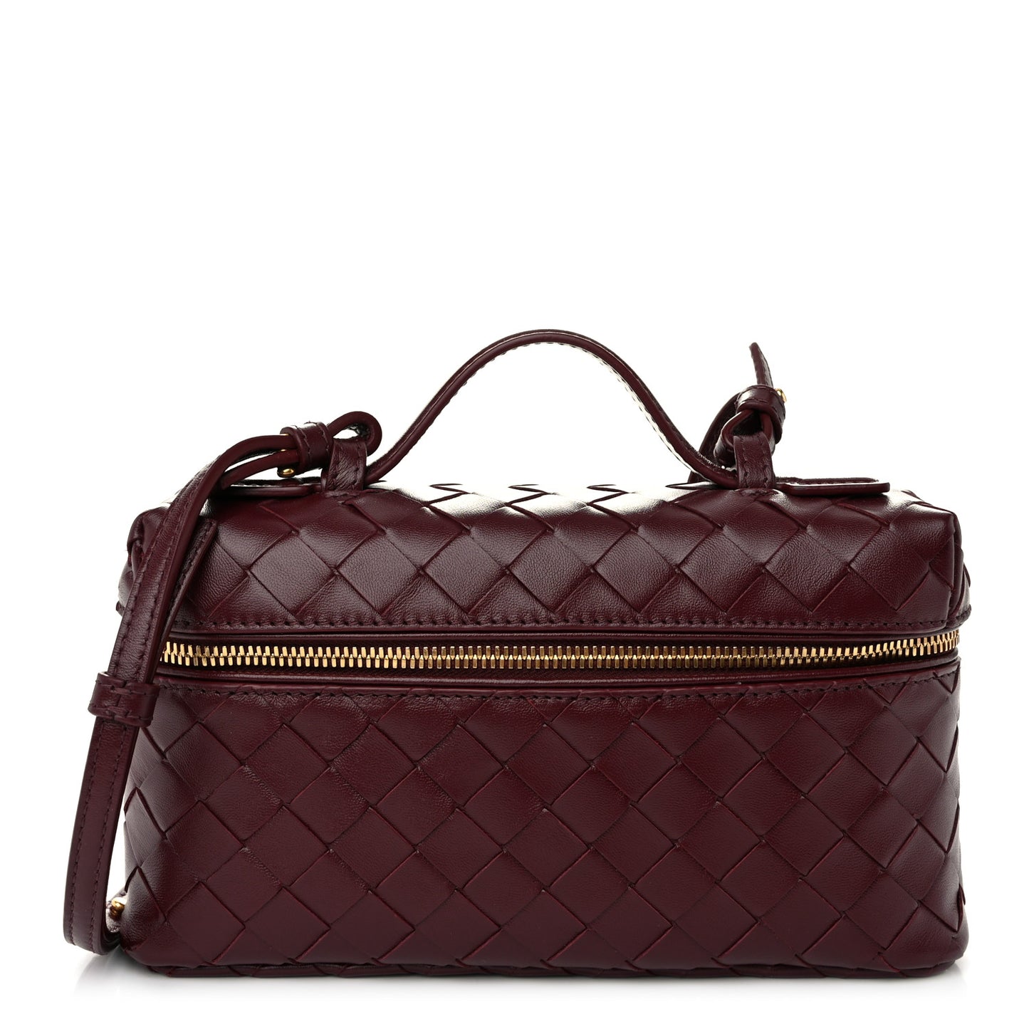 Nappa Intrecciato Bang Bang Vanity Case Barolo