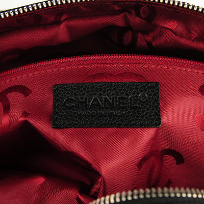 Chanel Caviar Square Quilted Dome Satchel Black 5 of 7