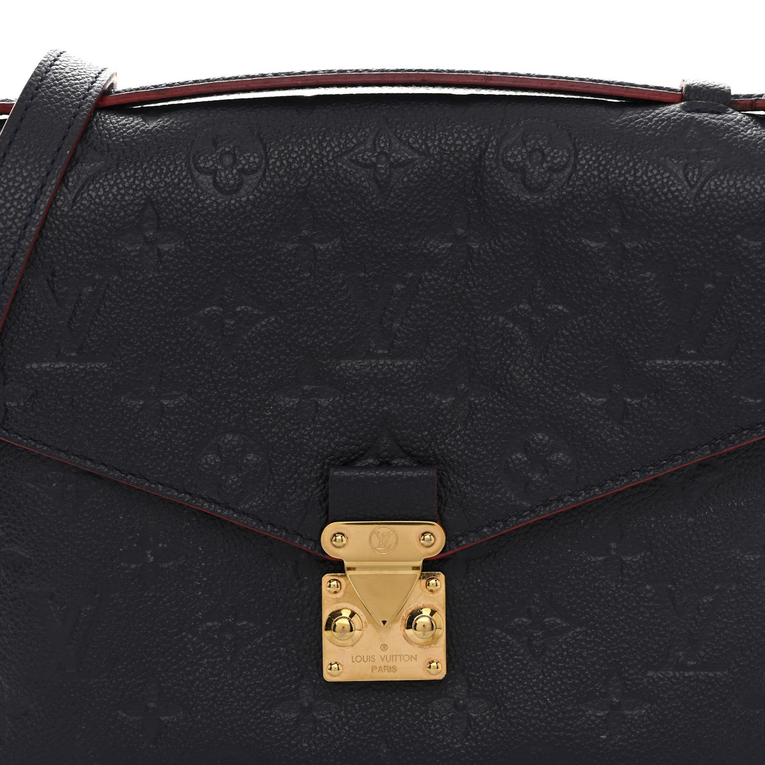 Louis Vuitton Empreinte Pochette Metis Marine Rouge 7 of 13