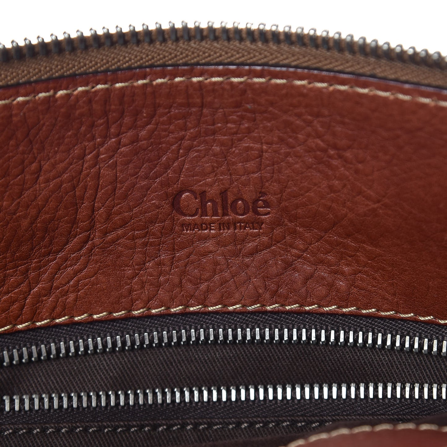 Calfskin Edith Satchel Ecureil Brown