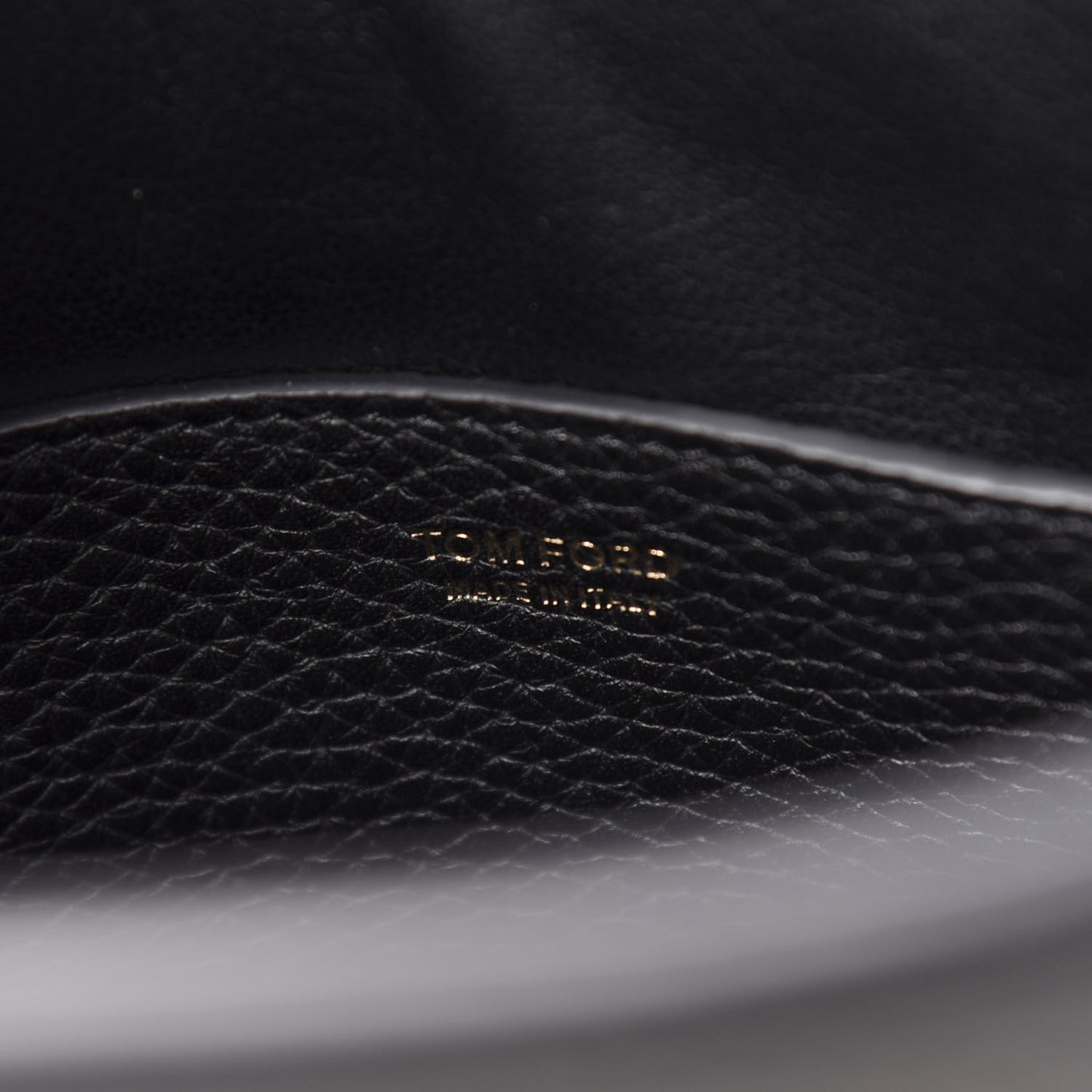 Grained Calfskin Ariel Shoulder Bag Black