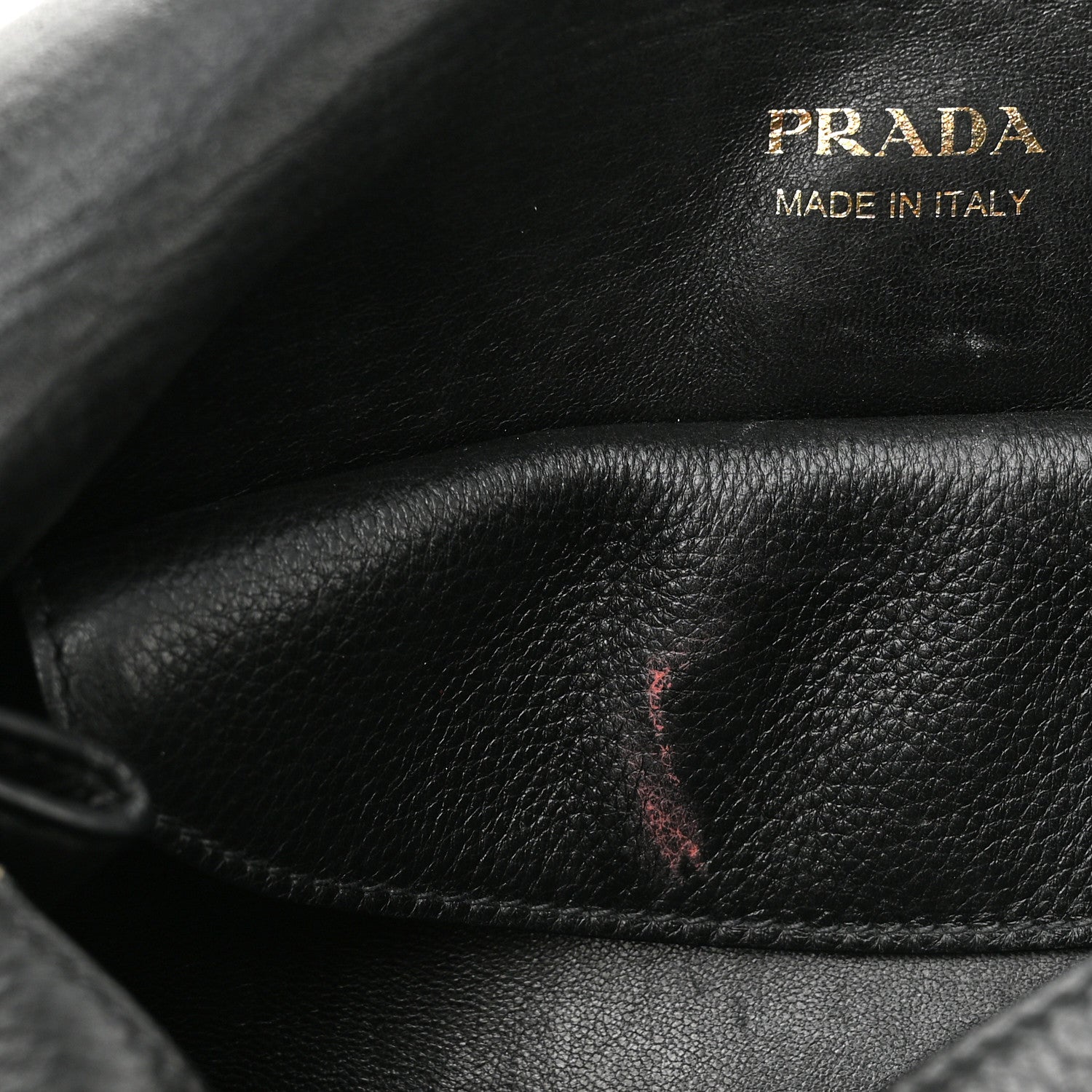 Prada Vitello Daino Flap Shoulder Bag Black 11 of 11