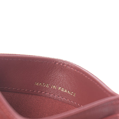 Chanel Caviar Quilted Card Holder Burgundy 7 of 9
