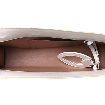 Alaia Calfskin Laser Cut Clutch White 5 of 15