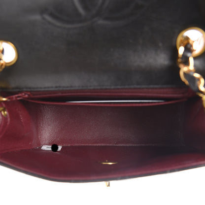 Chanel Lambskin Quilted Mini Square Flap Black 5 of 17