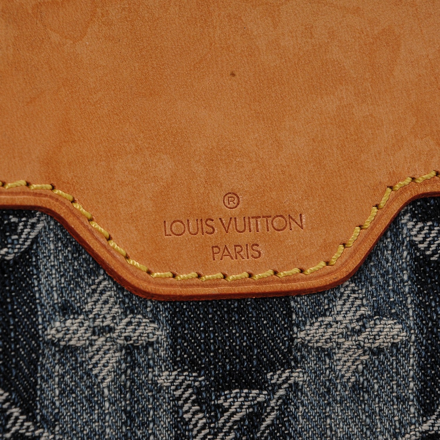 Louis Vuitton Denim Raye Porte Epaule MM 7 of 10