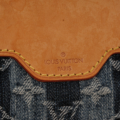 Louis Vuitton Denim Raye Porte Epaule MM 7 of 10
