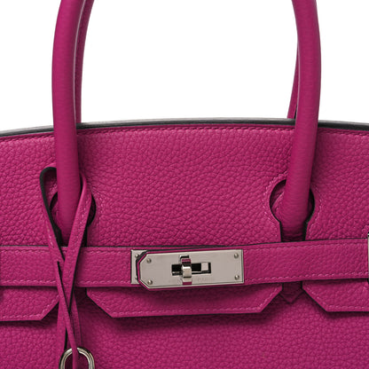 Hermes Togo Birkin 30 Rose Pourpre 8 of 10