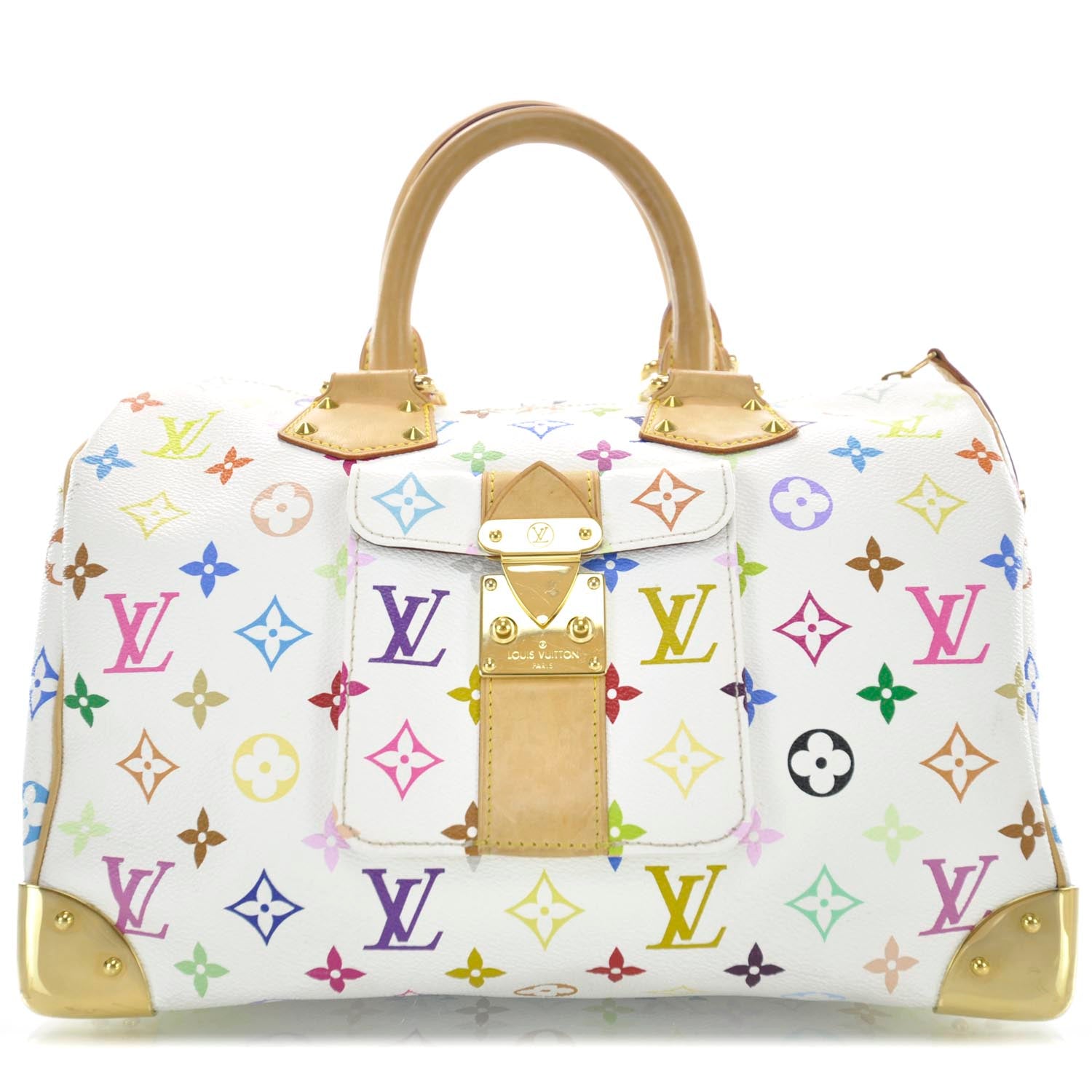 Louis Vuitton Monogram Multicolor Speedy 30 White 1 of 9