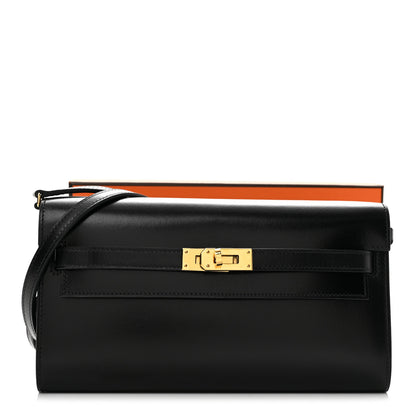 Hermes Box Kelly Wallet To Go Black 12 of 12