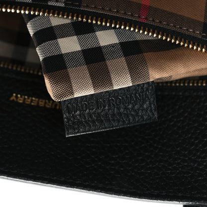 Burberry Grainy Calfskin Medium London Tote Bag Black 7 of 11