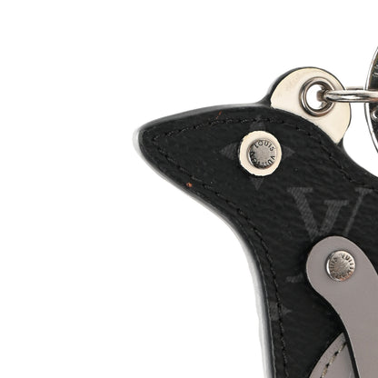 Louis Vuitton Calfskin Monogram Eclipse Rat Bag Charm Key Holder 5 of 6
