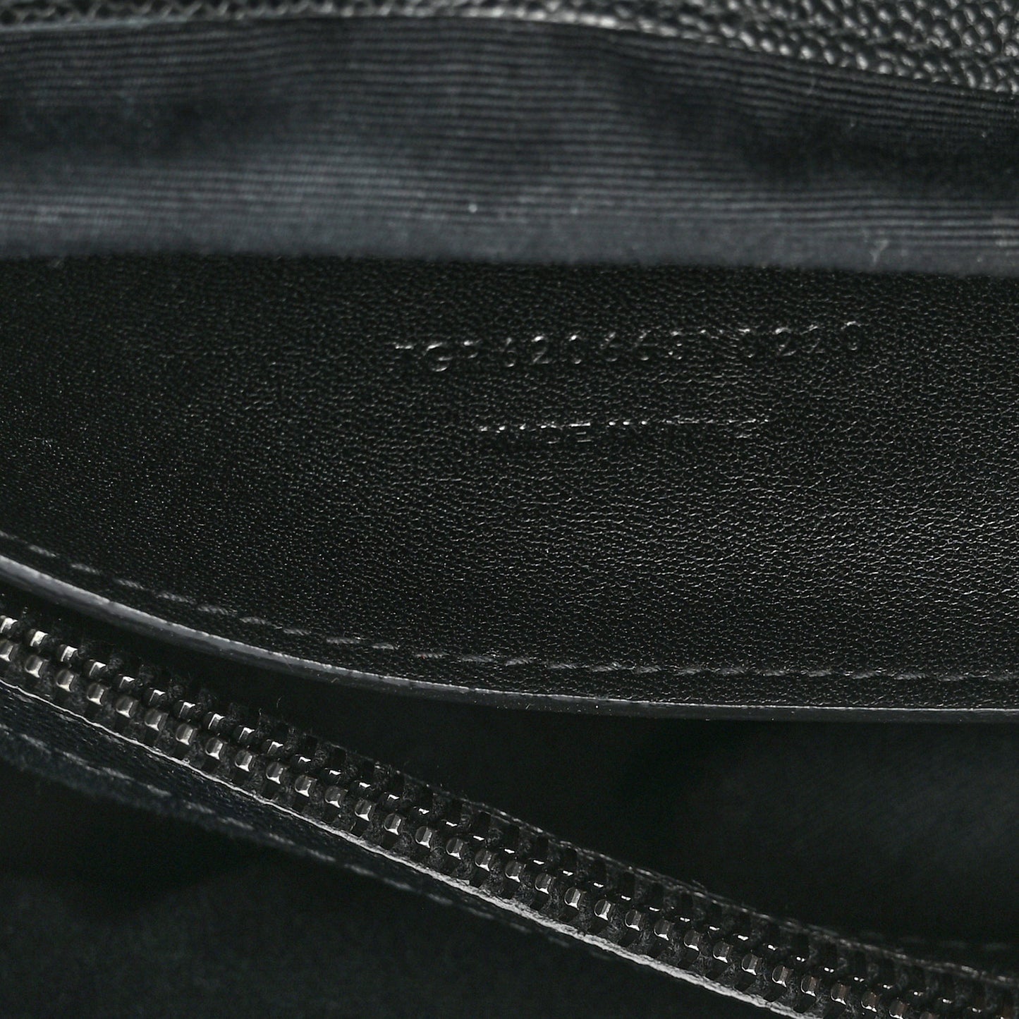 Grain De Poudre Medium West Hollywood Monogram Fold-Over Black