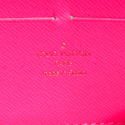 Louis Vuitton Monogram Graffiti Zippy Wallet Fuchsia 6 of 7