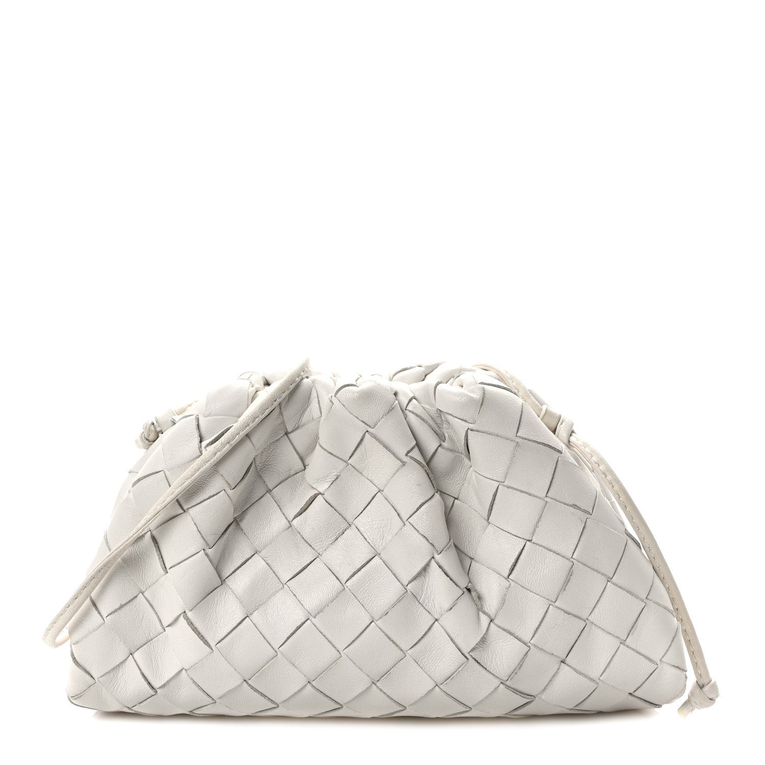 Bottega Veneta Nappa Intrecciato The Mini Pouch Chalk 1 of 8