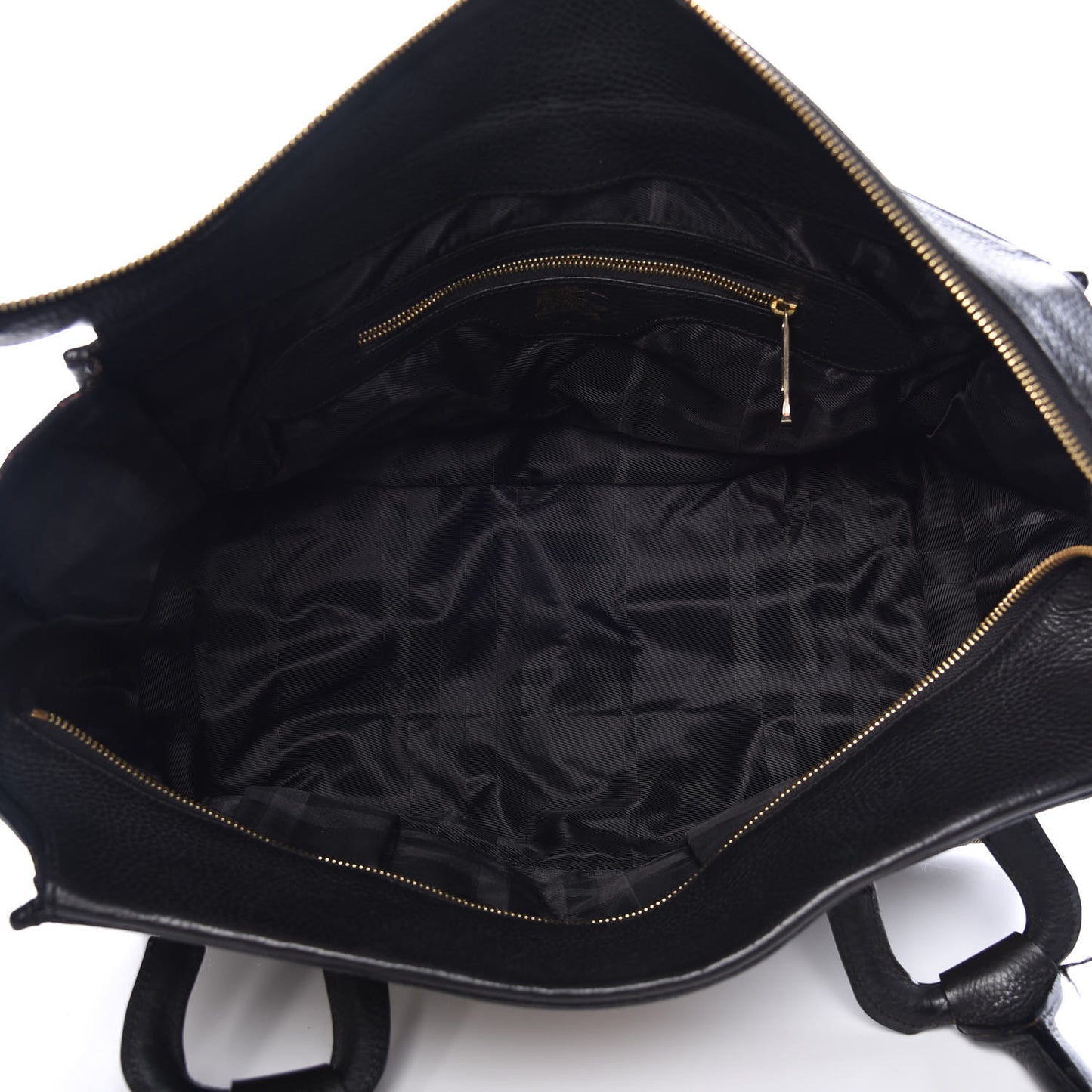 House Check Quilted Large Manor Tote Black