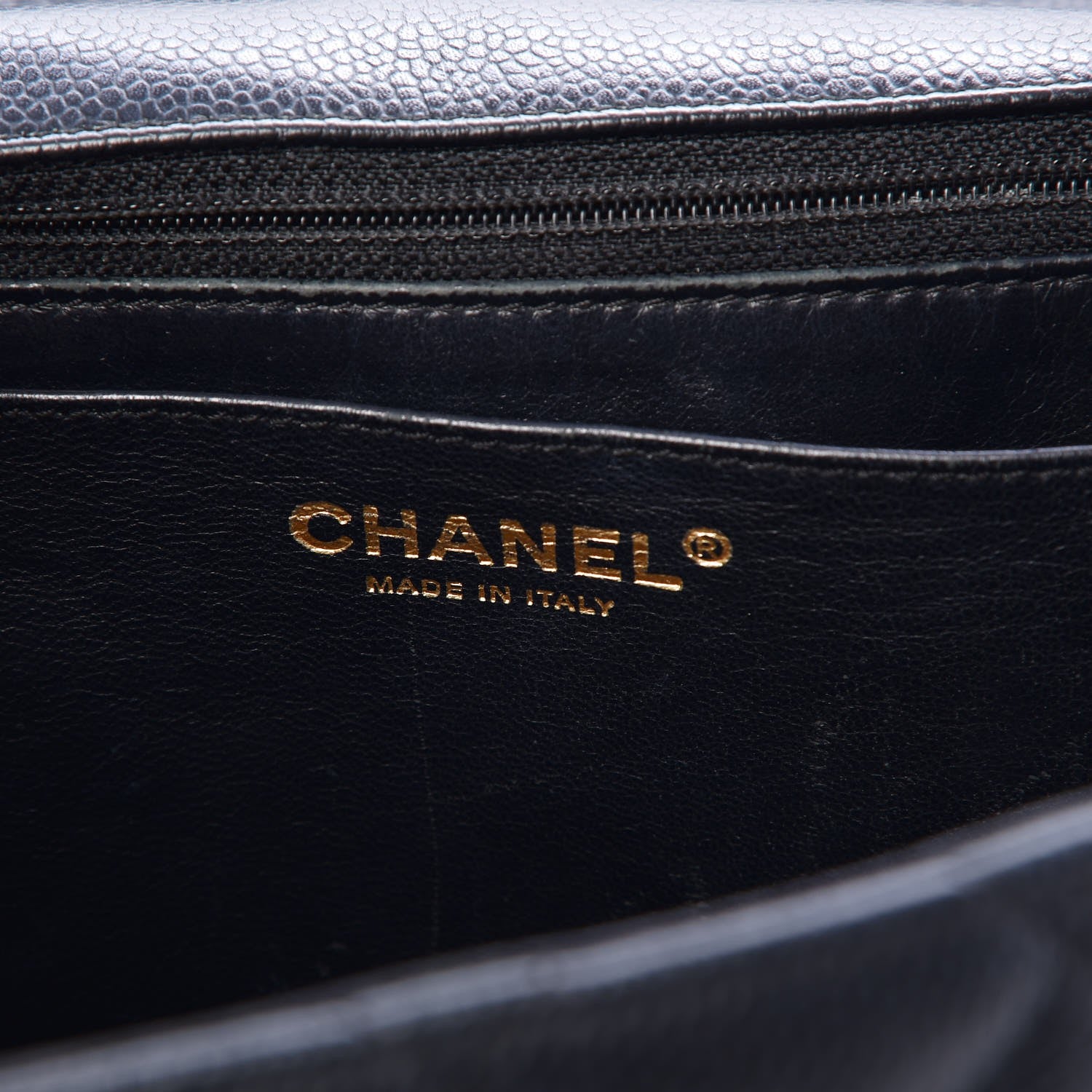 Chanel Caviar Quilted Jumbo Single Flap Black 6 of 9