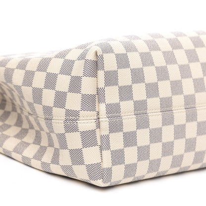 Louis Vuitton Damier Azur Graceful MM Rose Ballerine 8 of 12