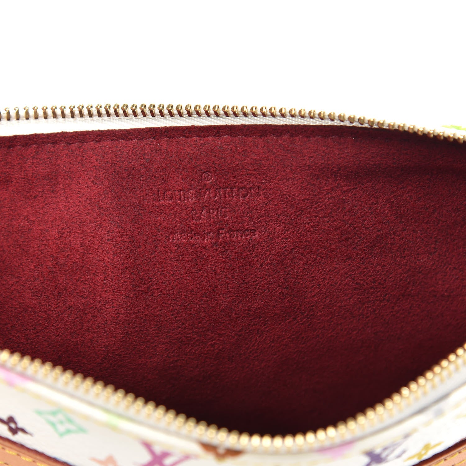 Louis Vuitton Monogram Multicolor Pochette Plate GM White 6 of 8