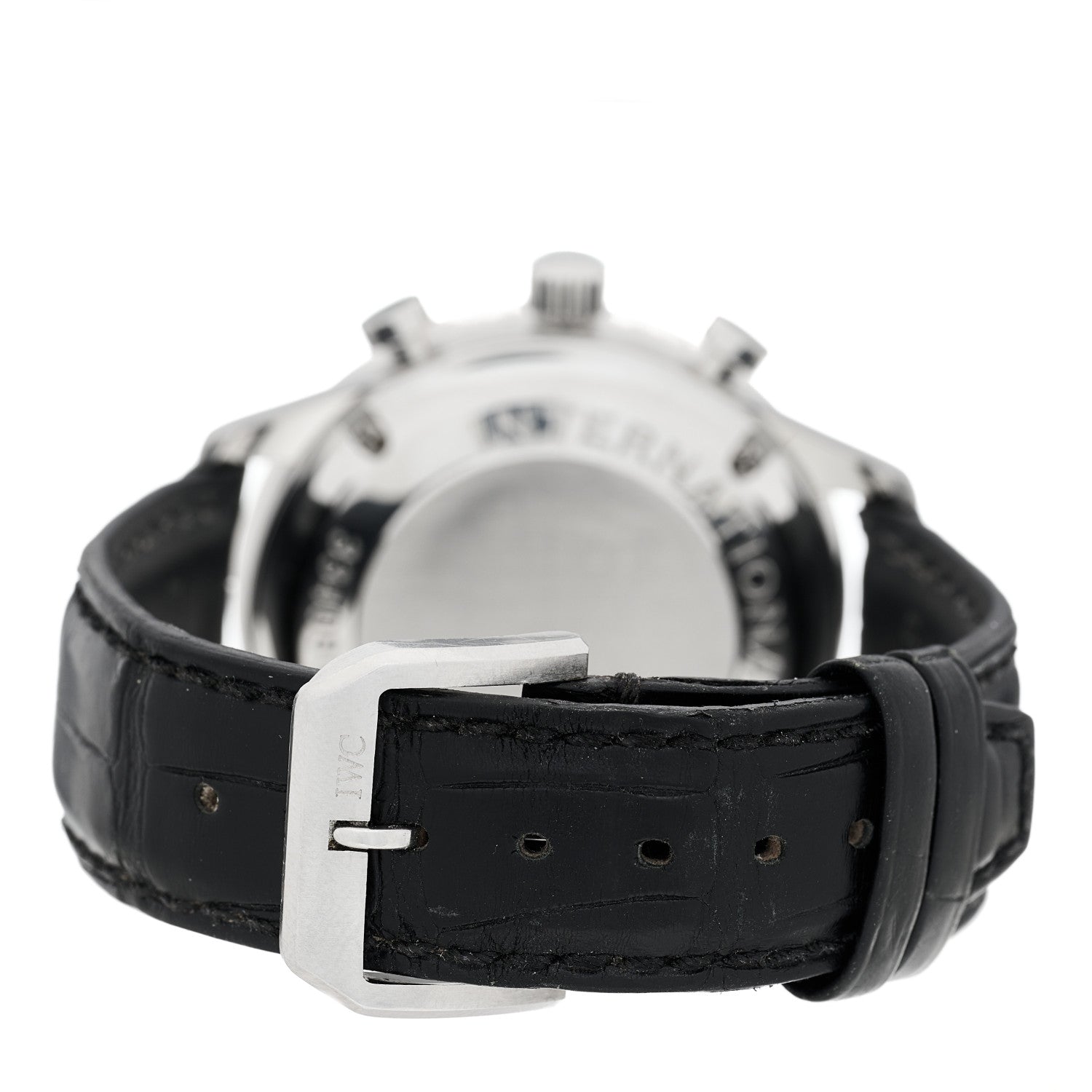 IWC Stainless Steel Alligator 41mm Portugieser Chronograph Automatic Watch IW371401 4 of 4