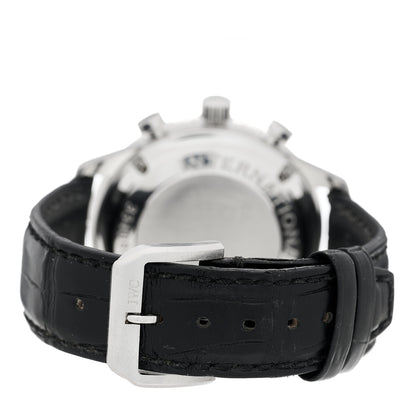 IWC Stainless Steel Alligator 41mm Portugieser Chronograph Automatic Watch IW371401 4 of 4