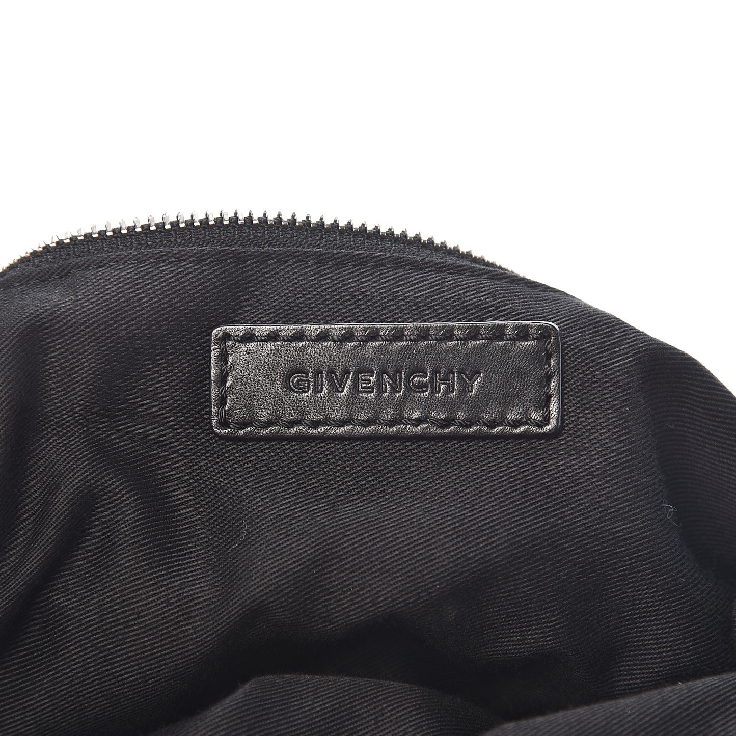 Nylon Studded Shoulder Bag Black