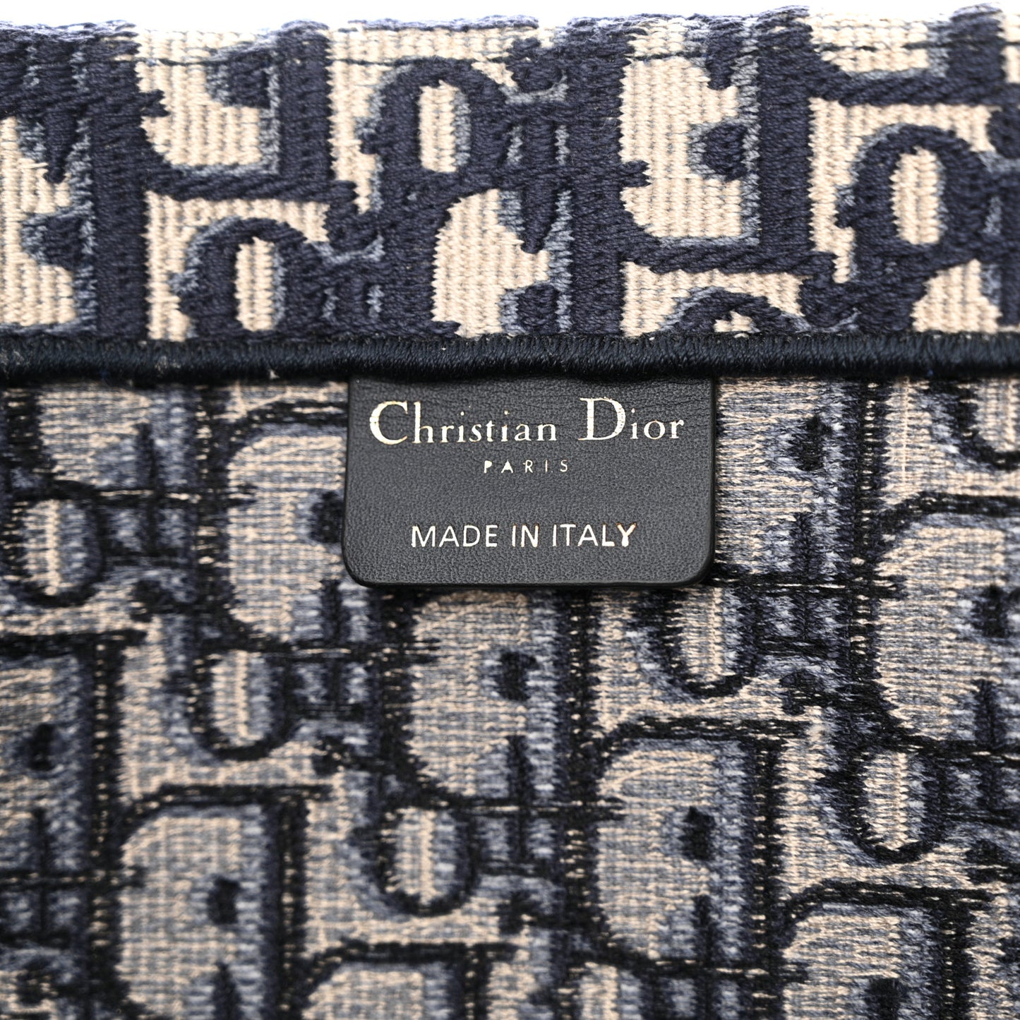 Oblique Large Book Tote Blue Multicolor