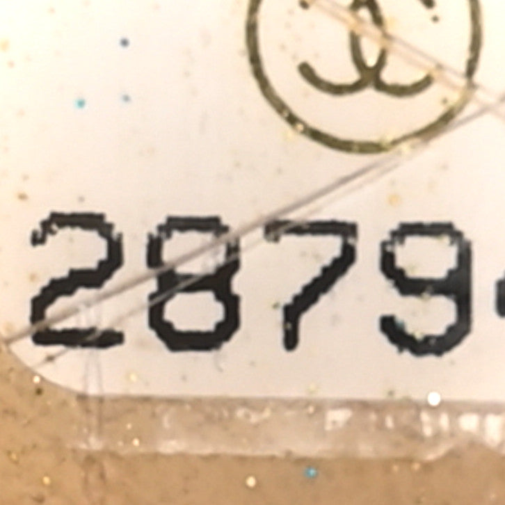 Tweed Shearling Round Clutch With Chain and Coin Purse Beige Black