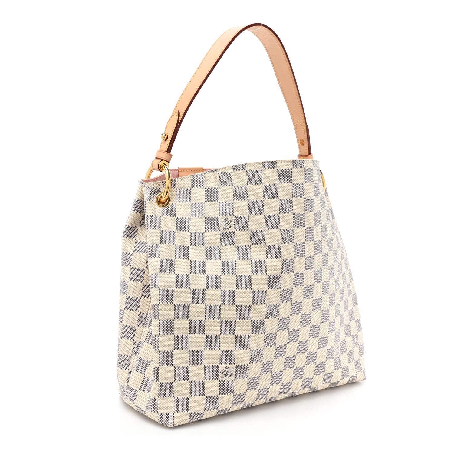 Louis Vuitton Damier Azur Graceful PM Rose Ballerine 3 of 12