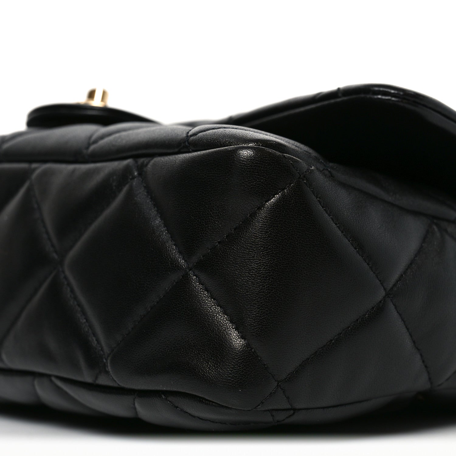 Chanel Lambskin Quilted Large CC Funky Town Flap Black 10 of 11