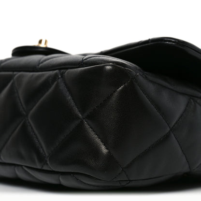 Chanel Lambskin Quilted Large CC Funky Town Flap Black 10 of 11
