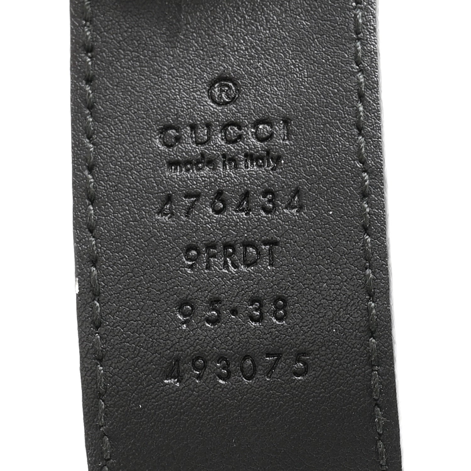Gucci Calfskin Horsebit Belt 95 38 Black 5 of 6