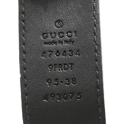 Gucci Calfskin Horsebit Belt 95 38 Black 5 of 6