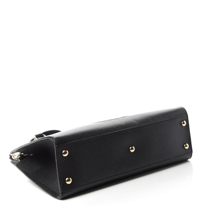 Gucci Pebbled Calfskin Medium Soho Top Handle Satchel Black 4 of 11