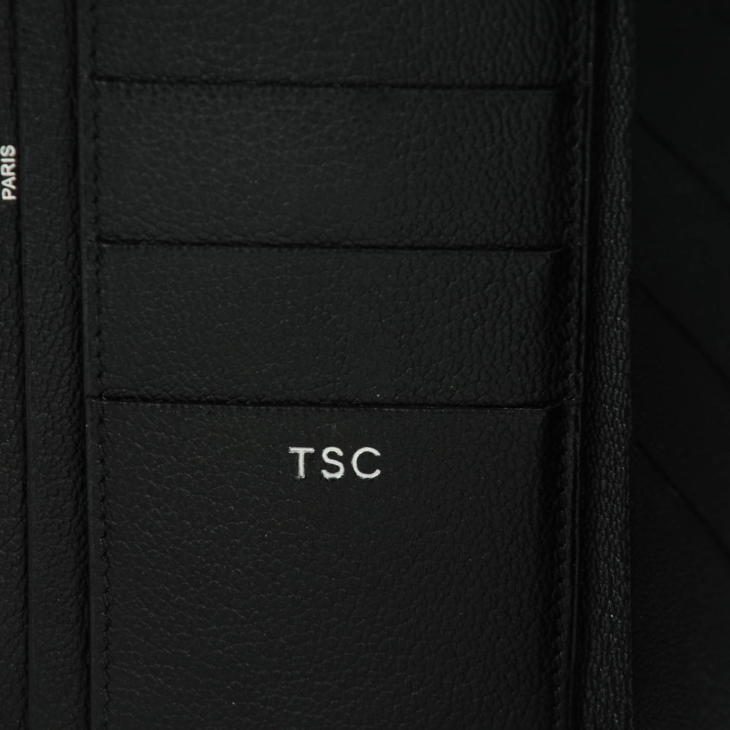 Chevre Mysore Bearn Tri-Fold Wallet Black