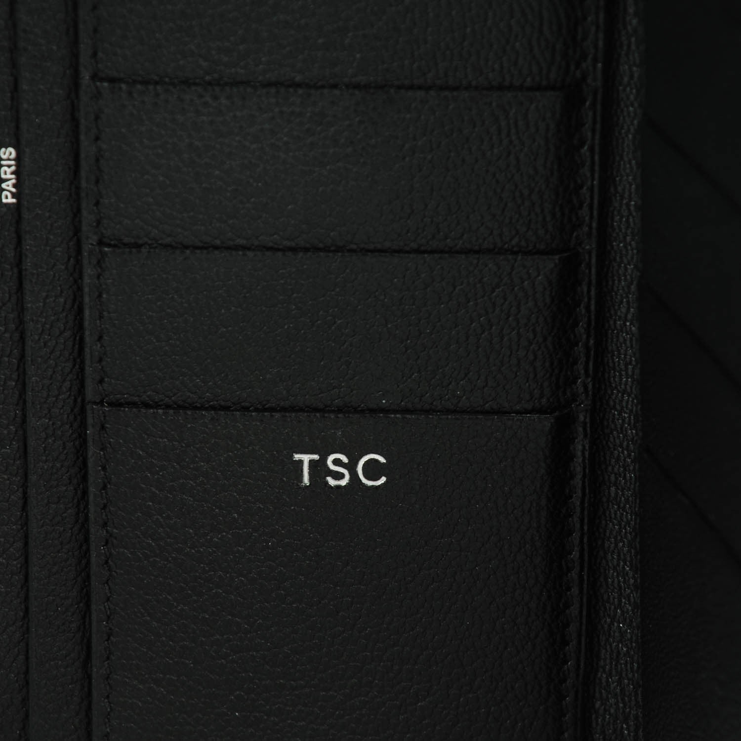 Hermes Chevre Mysore Bearn Tri-Fold Wallet Black 8 of 11