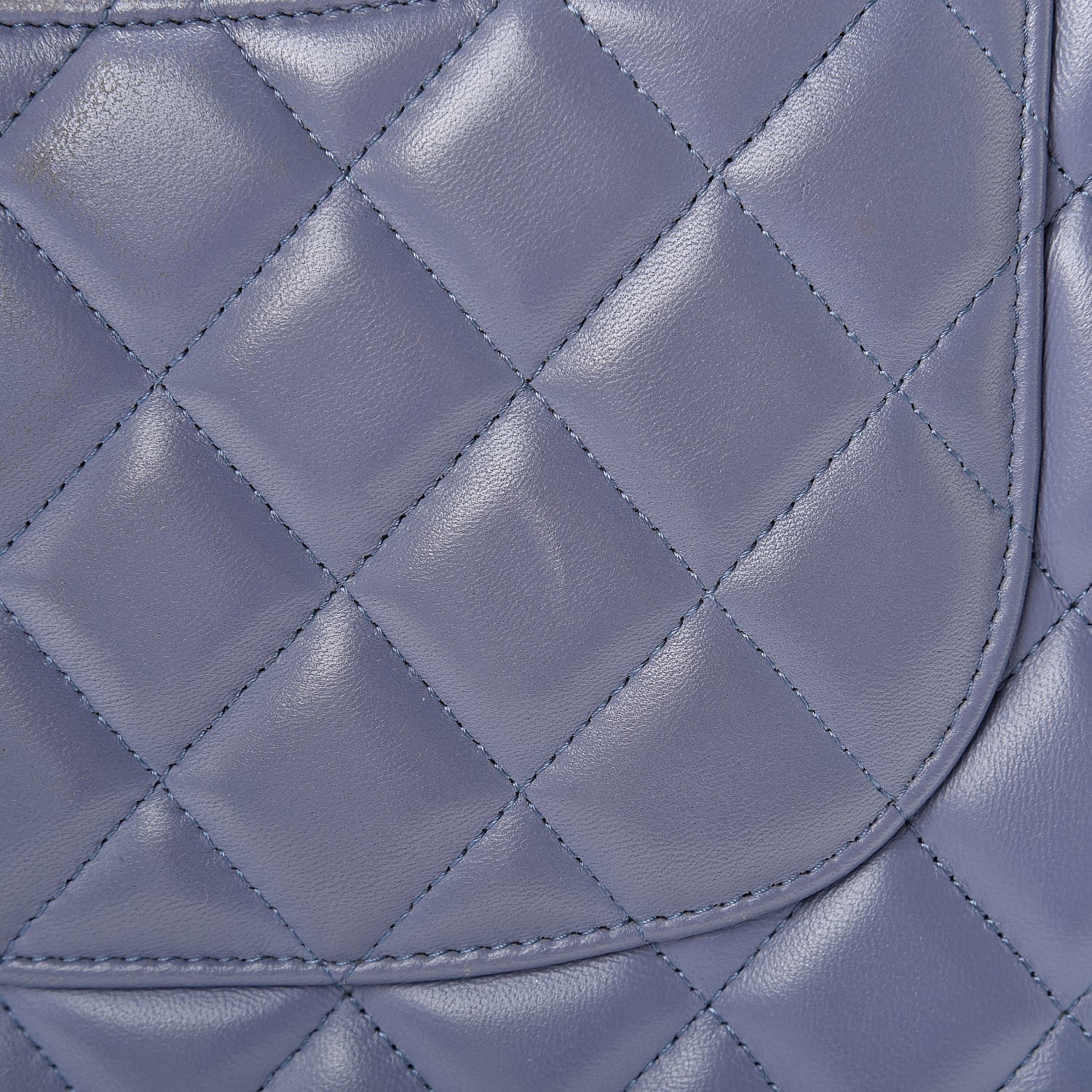 Chanel Lambskin Quilted Jumbo Double Flap Light Purple 18 of 18