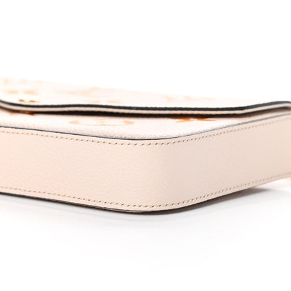 Louis Vuitton Empreinte Monogram Giant By The Pool Felicie Pochette Chain Wallet Cream Saffron 12 of 13