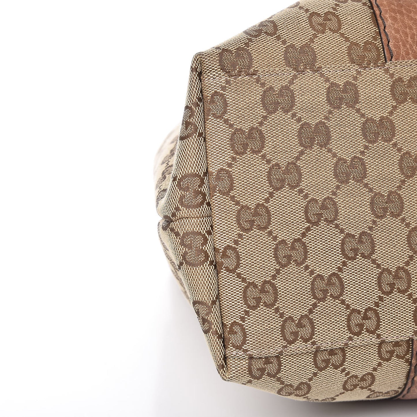 Monogram Bamboo Bar Medium Tote Brown