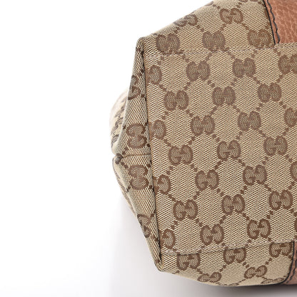 Gucci Monogram Bamboo Bar Medium Tote Brown 8 of 9