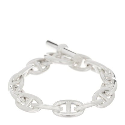 Hermes Sterling Silver TGM Chaine D'Ancre Bracelet 1 of 4
