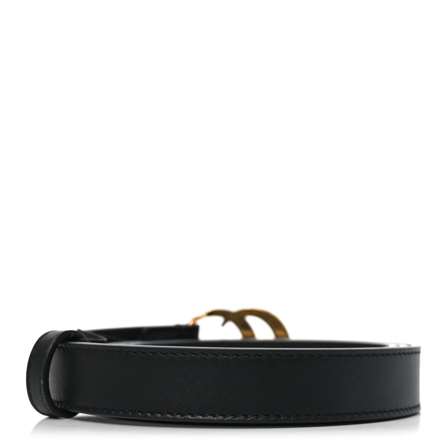 Gucci Calfskin Double G 20mm Belt 90 36 Black 2 of 4