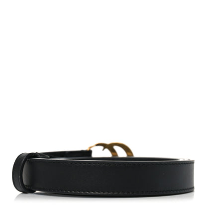 Gucci Calfskin Double G 20mm Belt 90 36 Black 2 of 4