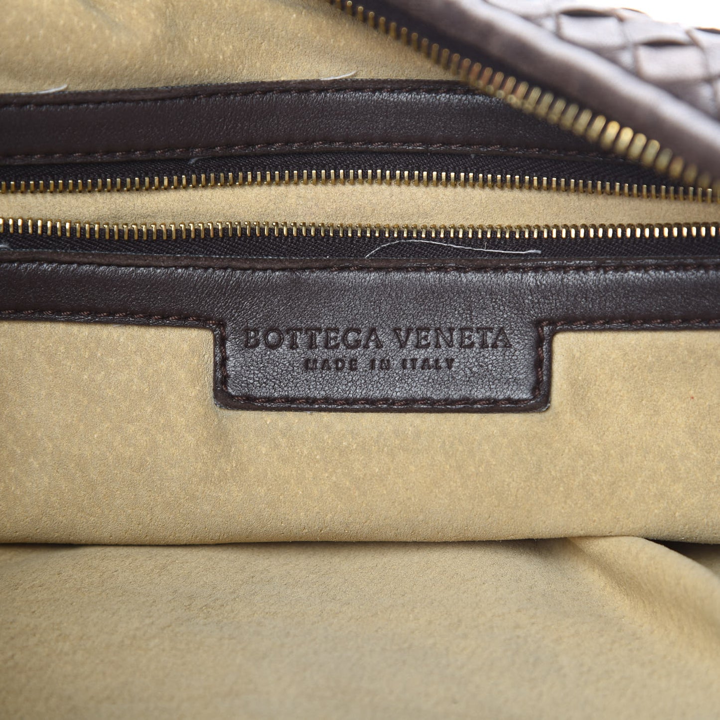 Nappa Intrecciato Large Veneta Hobo Ebano